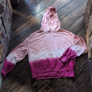 Wildfox pink hombre hoodie